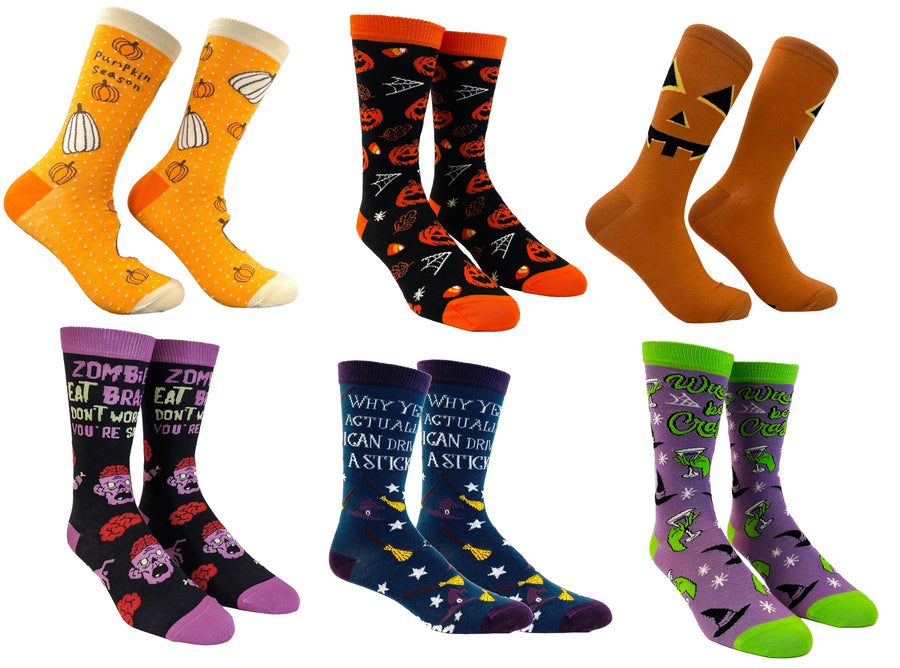 Funny 6-Pack Sock Nerdy Halloween Tee