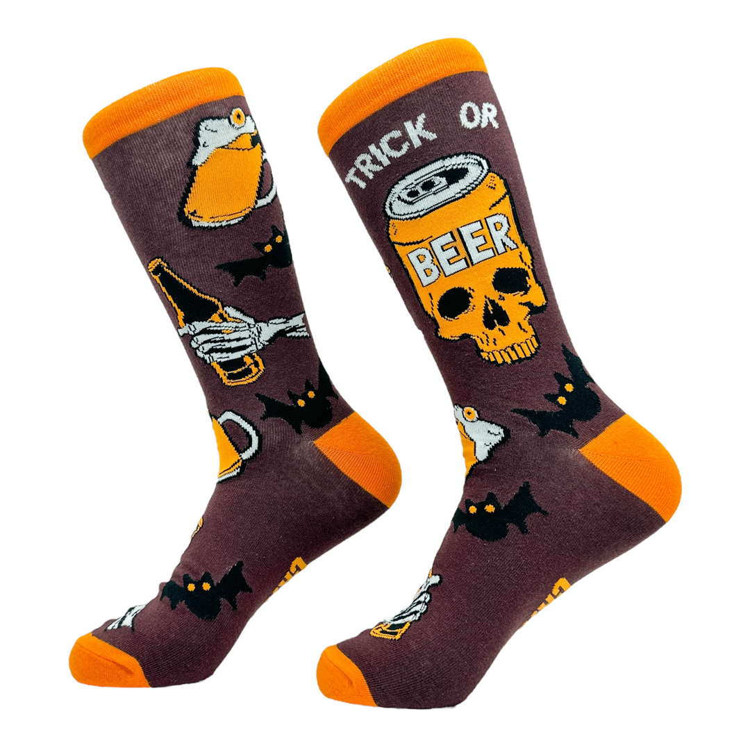 Men's Trick Or Beer Socks