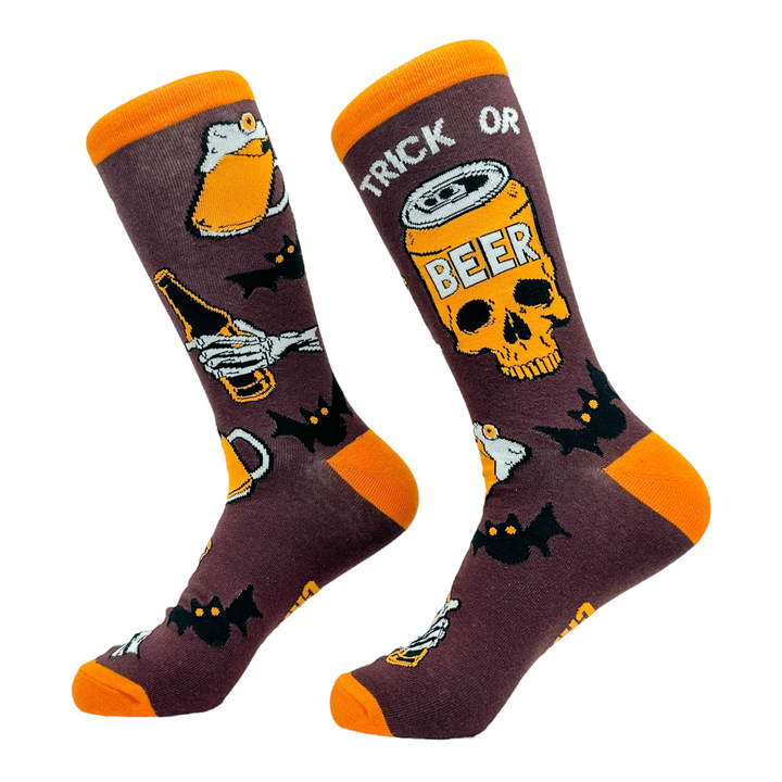 Men's Trick Or Beer Socks