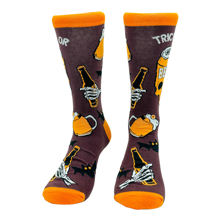 Men's Trick Or Beer Socks