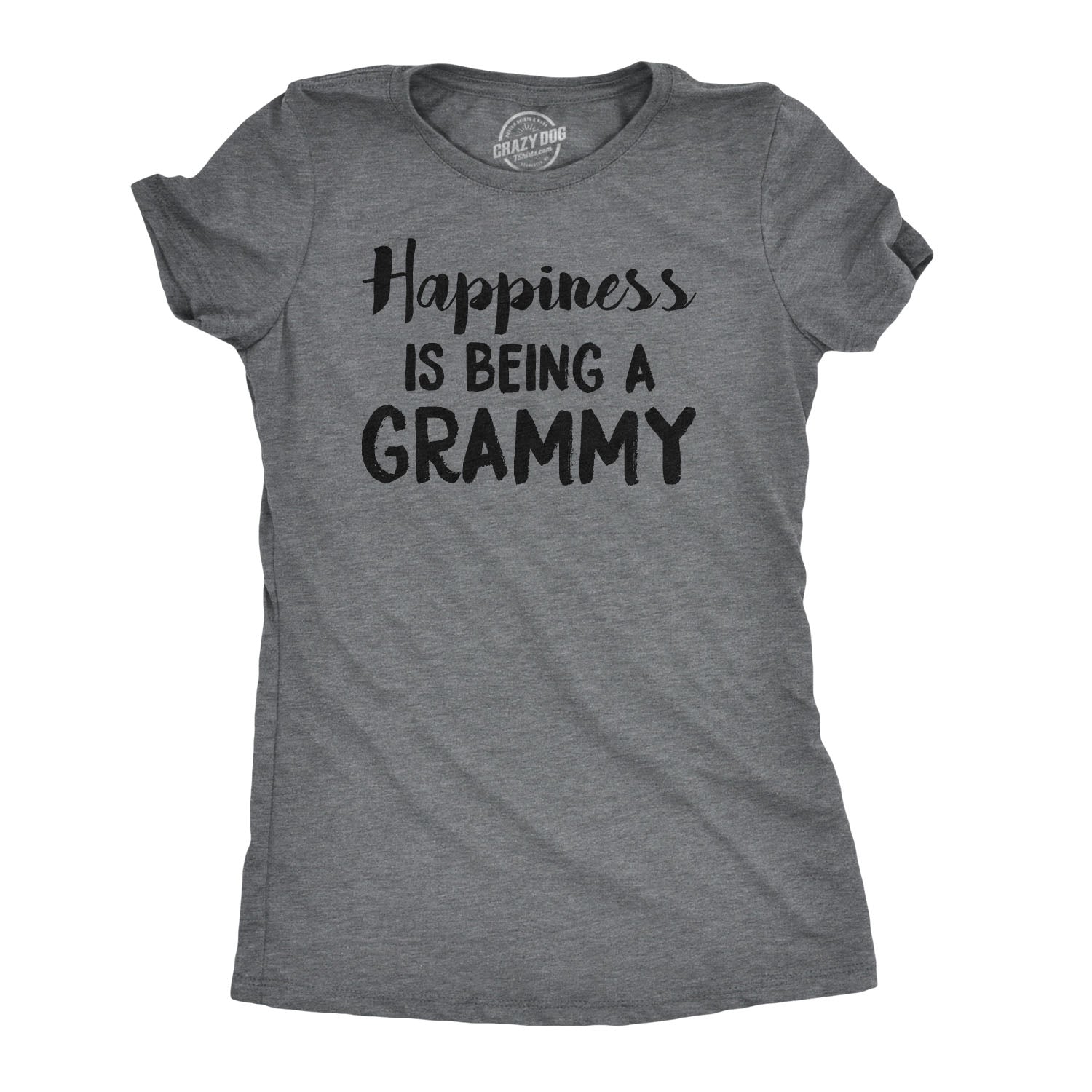 Funny Happiness Is Being A Grammy Womens T Shirt Nerdy Mother's Day Grandmother Tee