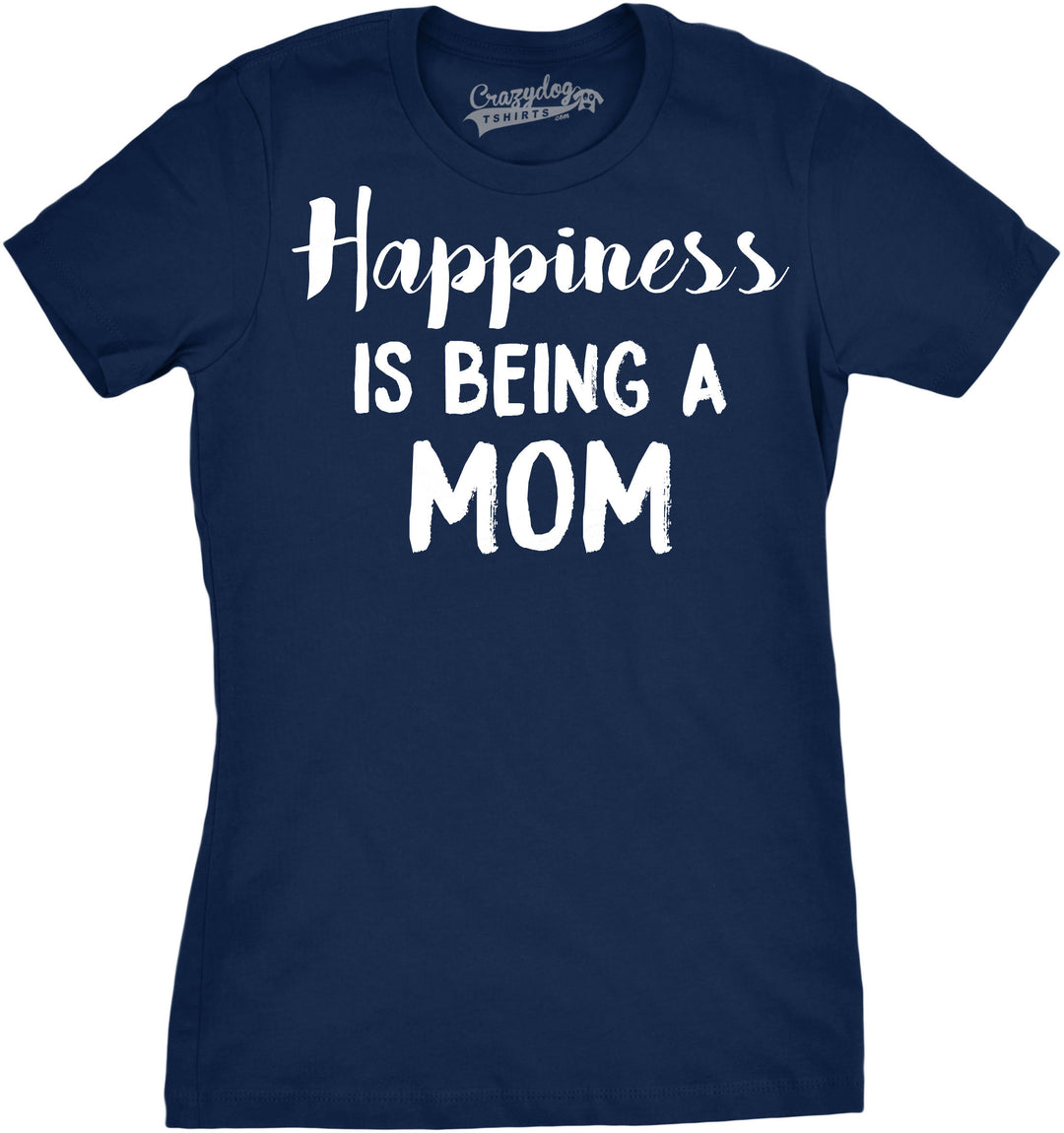 Funny Navy Happiness is Being a Mom Womens T Shirt Nerdy Mother's Day Tee