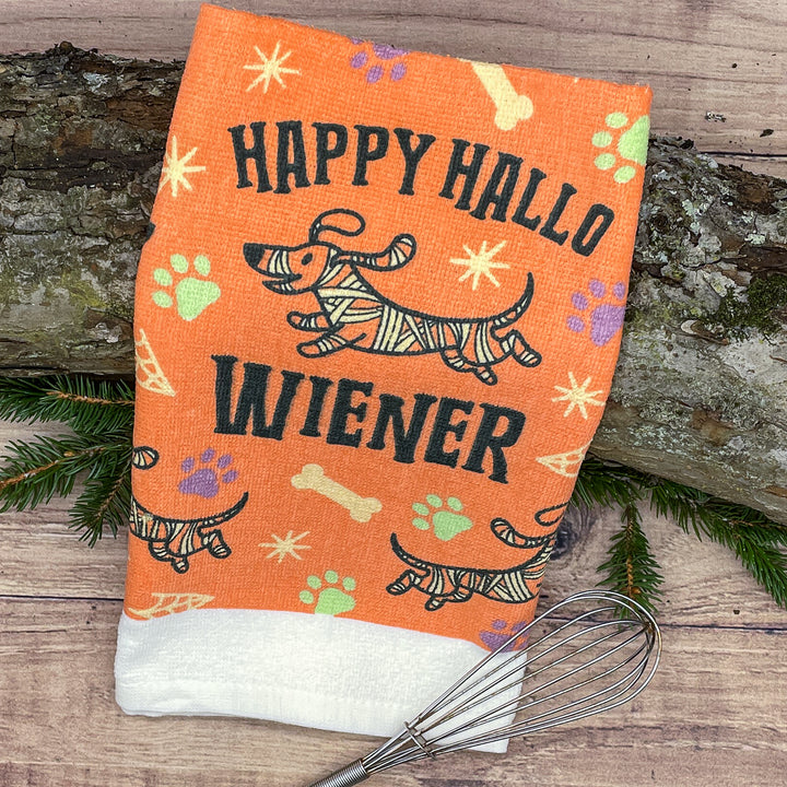 Happy Hallo Wiener Tea Towel Tea Towel