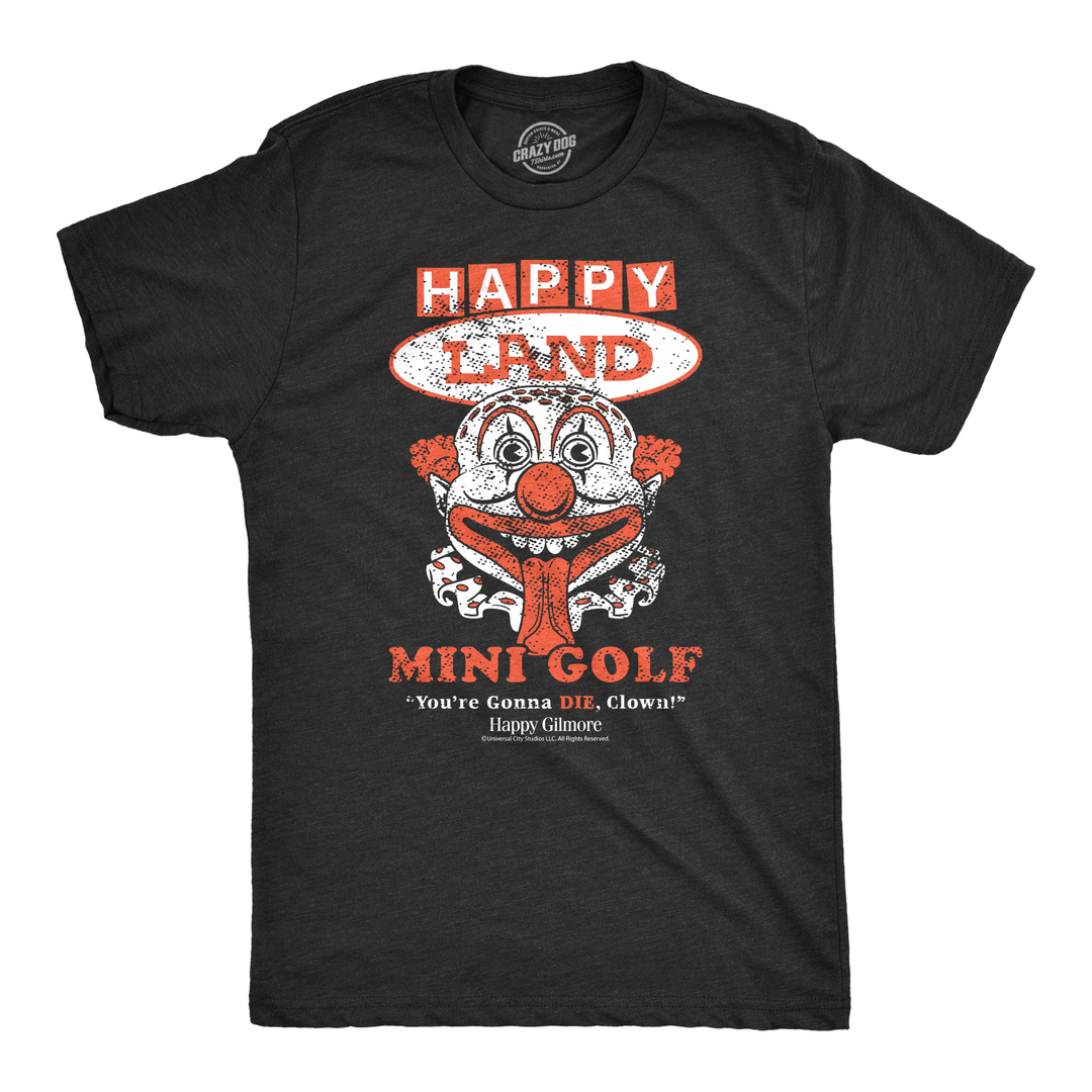 Funny Heather Black - Happy Land Mini Golf Happy Gilmore Happy Land Mini Golf Mens T Shirt Nerdy TV & Movies Golf Tee
