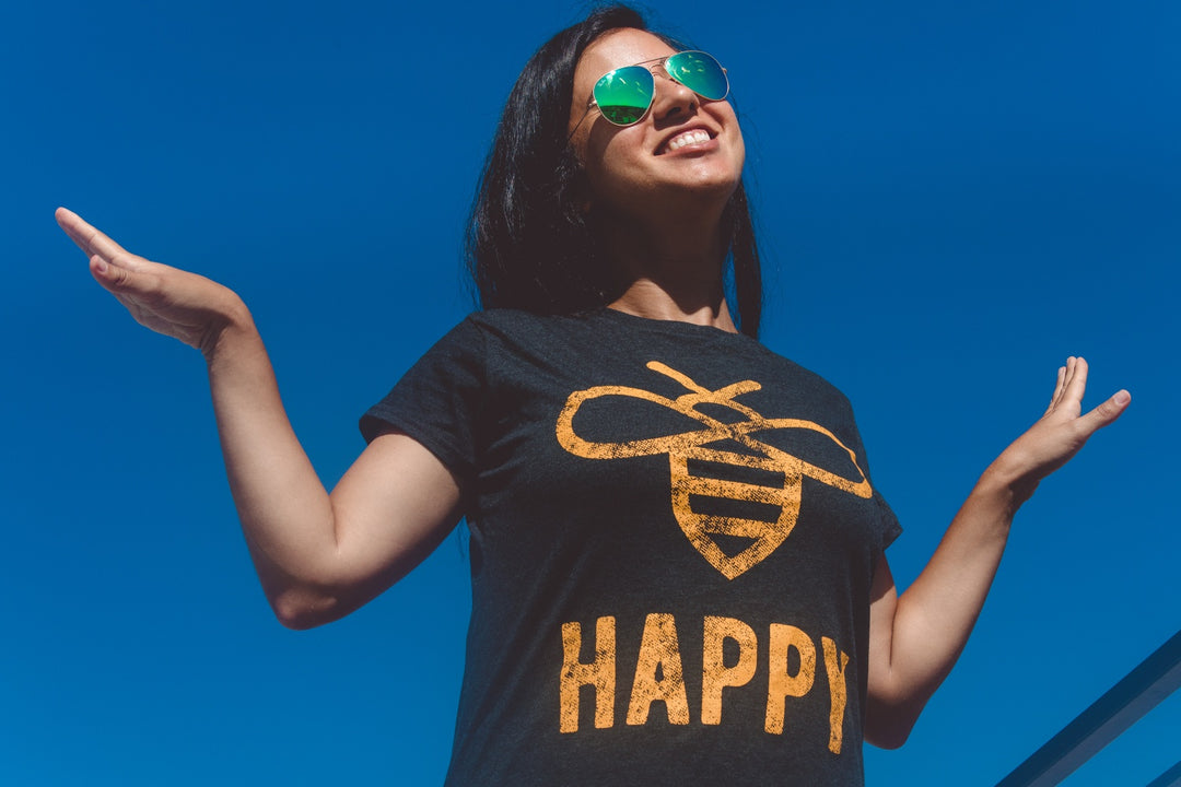 Bee Happy Women's T Shirt