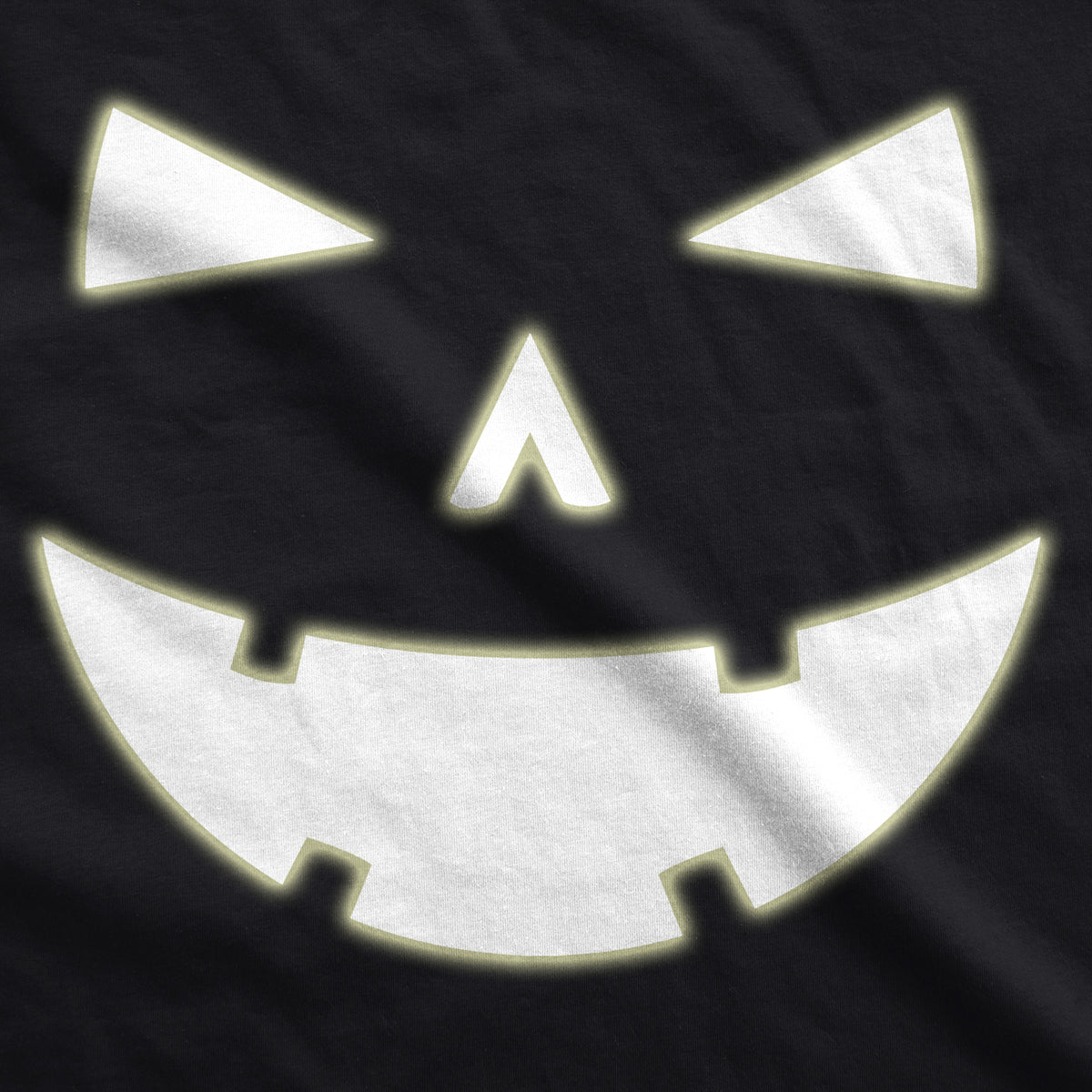 Happy Tooth Glowing Pumpkin Face Men&#39;s T Shirt