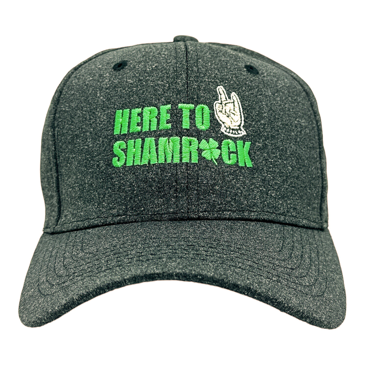 Funny Black - Here To Shamrock Here To Shamrock Nerdy Saint Patrick&#39;s Day Music Tee