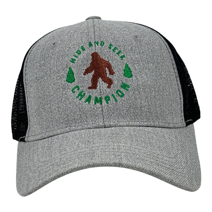 Funny Trucker Grey - Hide And Seek Champ Nerdy sarcastic sarcastic Tee