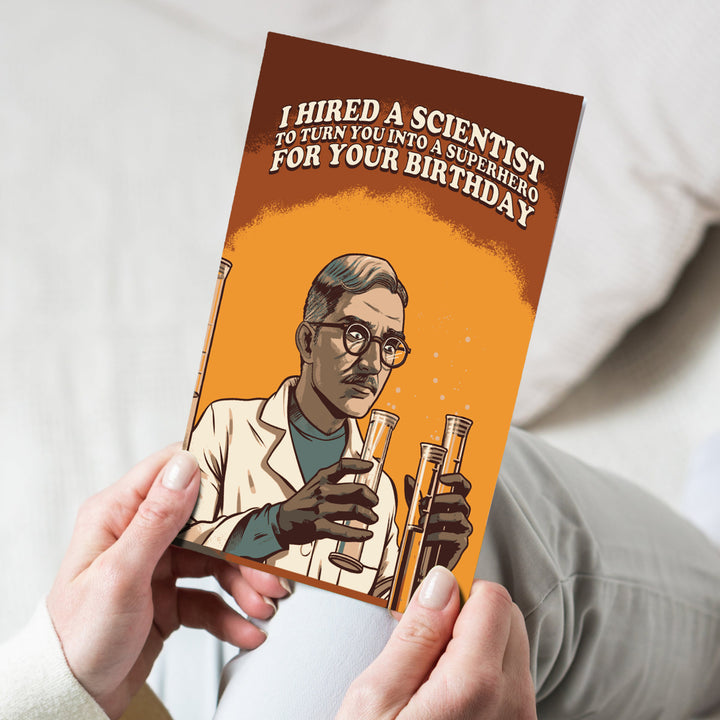 Funny Hired A Scientist Hired A Scientist Nerdy sarcastic sarcastic Tee