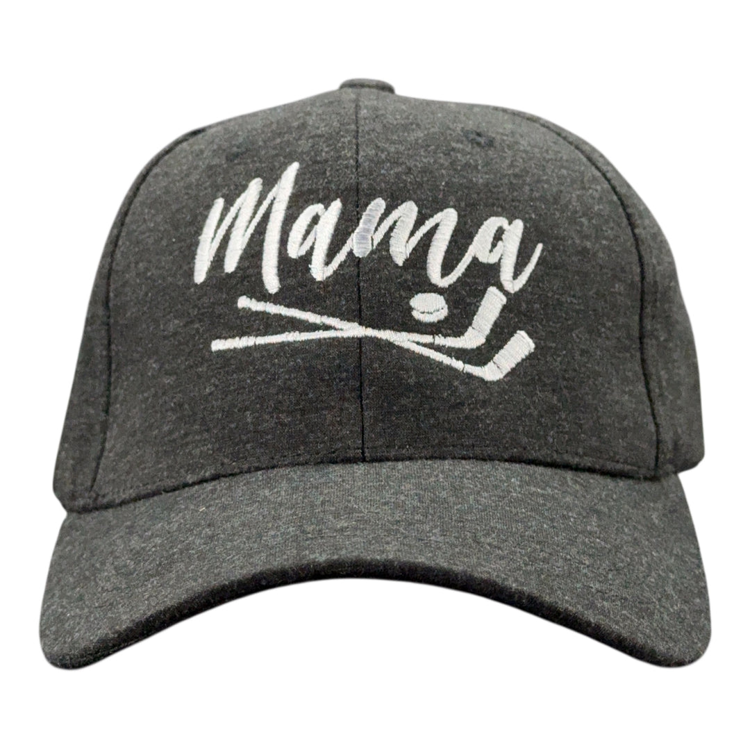 Funny Black - Hockey Mama Hockey Mama Nerdy Mother's Day Hockey Tee