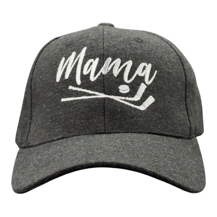 Funny Black - Hockey Mama Hockey Mama Nerdy Mother's Day Hockey Tee