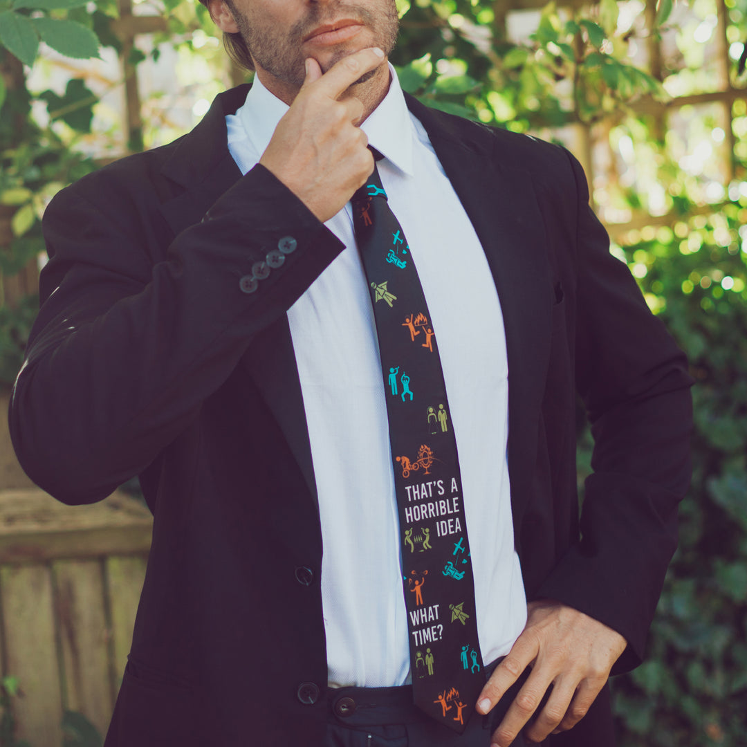 That's A Horrible Idea What Time Neck Tie Tie