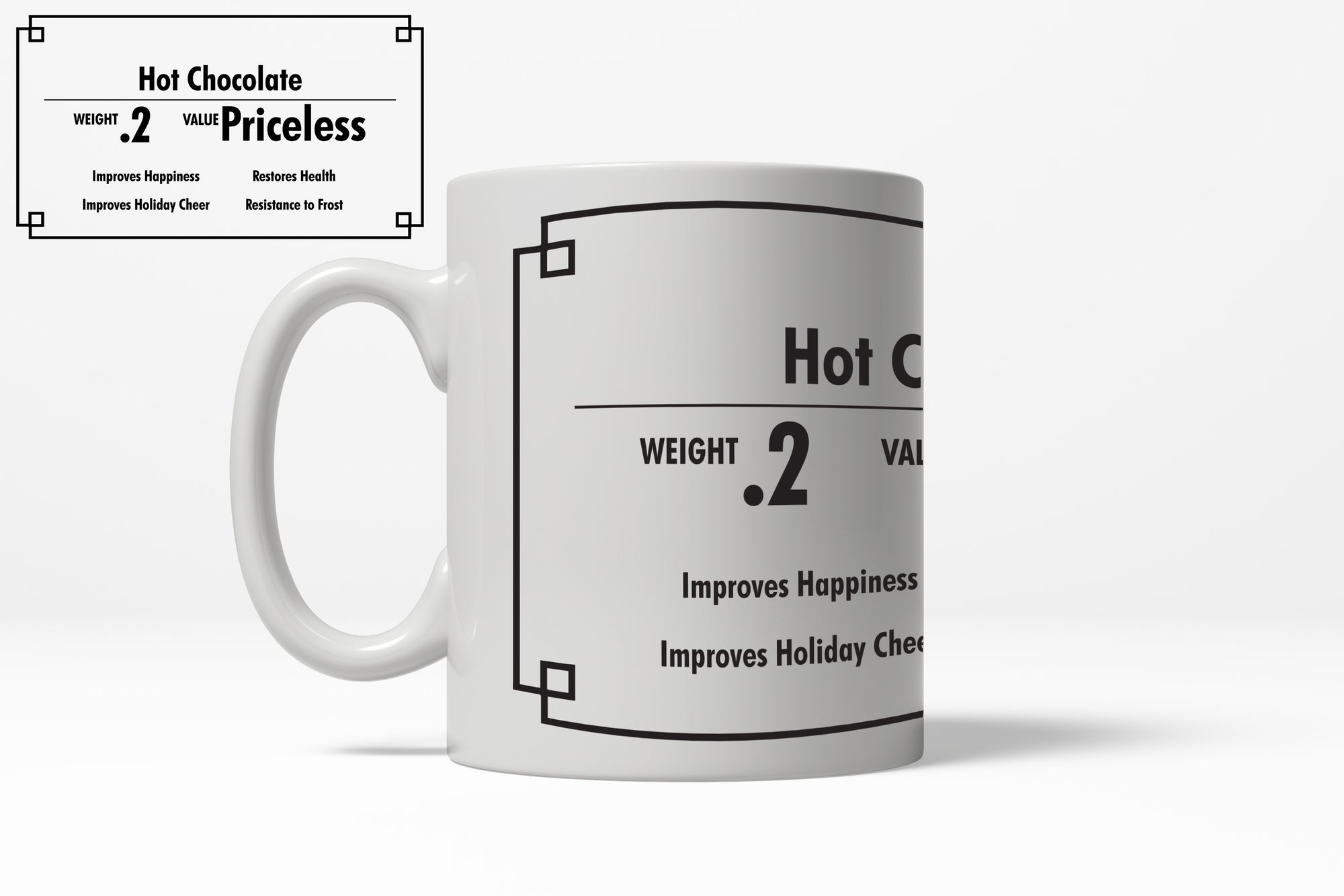 Funny White Cup Of Hot Chocolate Coffee Mug Nerdy video game Tee