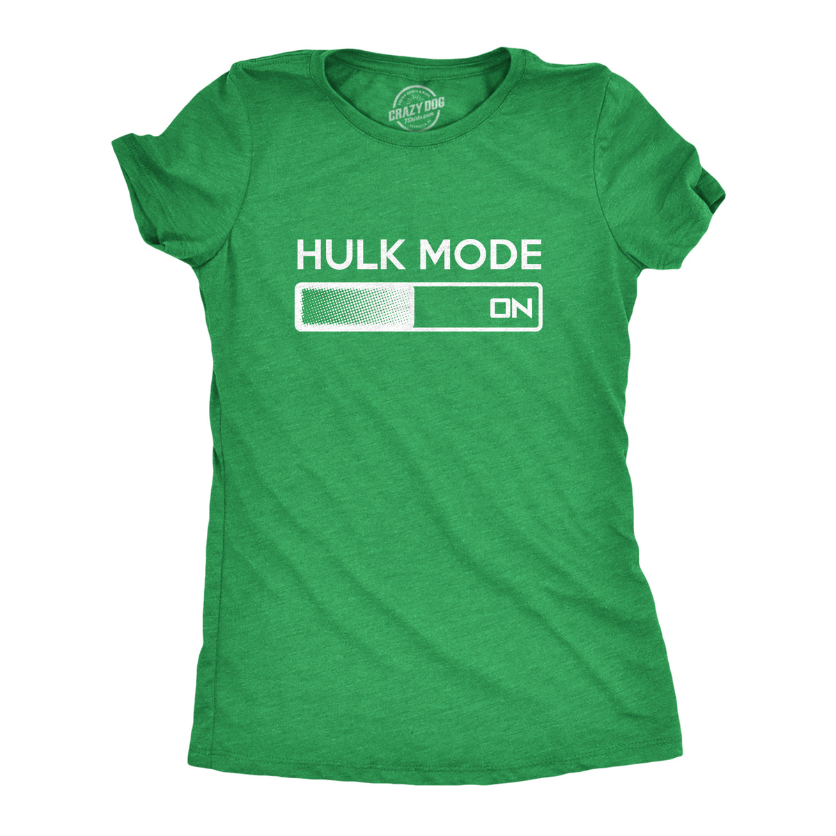 Funny Green Hulk Mode On Womens T Shirt Nerdy TV &amp; Movies Nerdy Tee