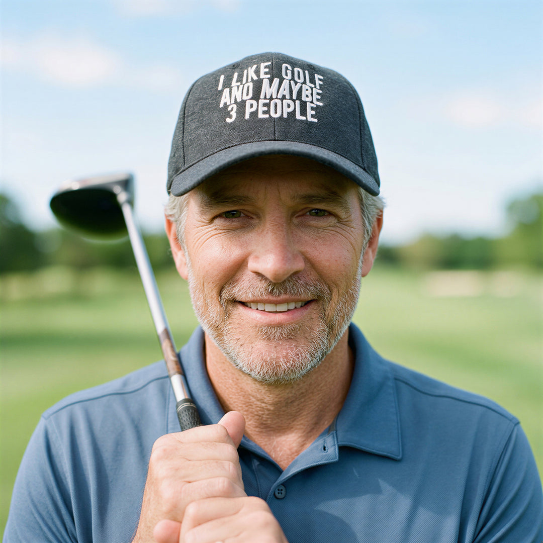 I Like Golf and Maybe 3 People Hat