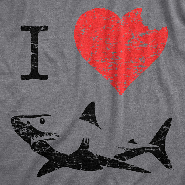 I Love Sharks Youth T Shirt