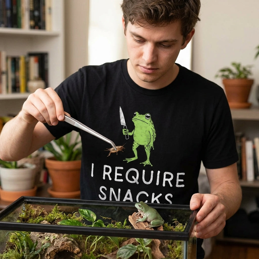 I Require Snacks Men's T Shirt