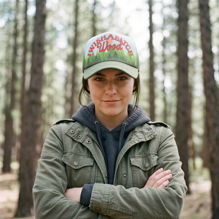 Iwishabitch Wood Hat
