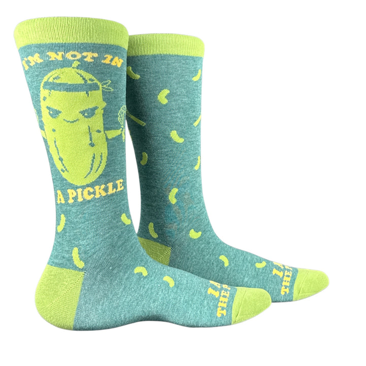 Funny Multi - I Am The Pickle Im Not In A Pickle I Am The Pickle Sock Nerdy food Tee