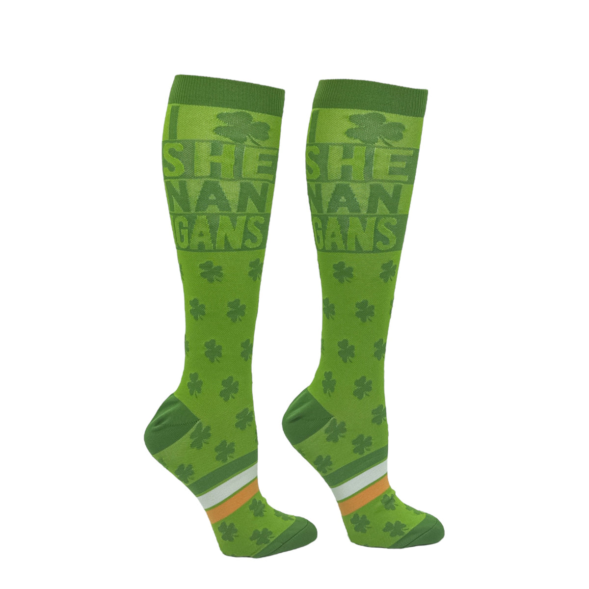 Funny Green - I Clover Shenanigans I Clover Shenanigans Nerdy Saint Patrick&#39;s Day Tee