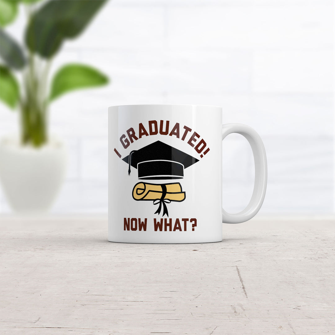 I Graduated Now What Mug