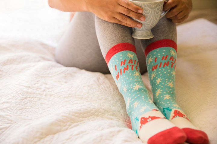 Mens I Hate Winter Socks