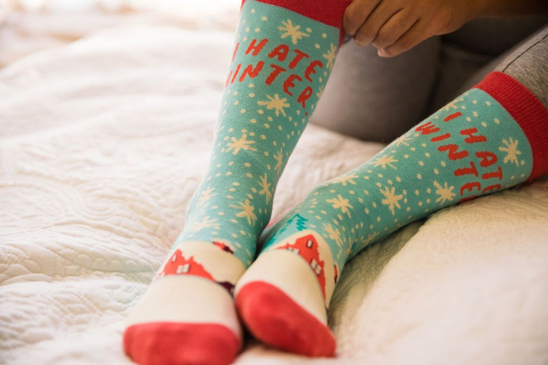 Mens I Hate Winter Socks