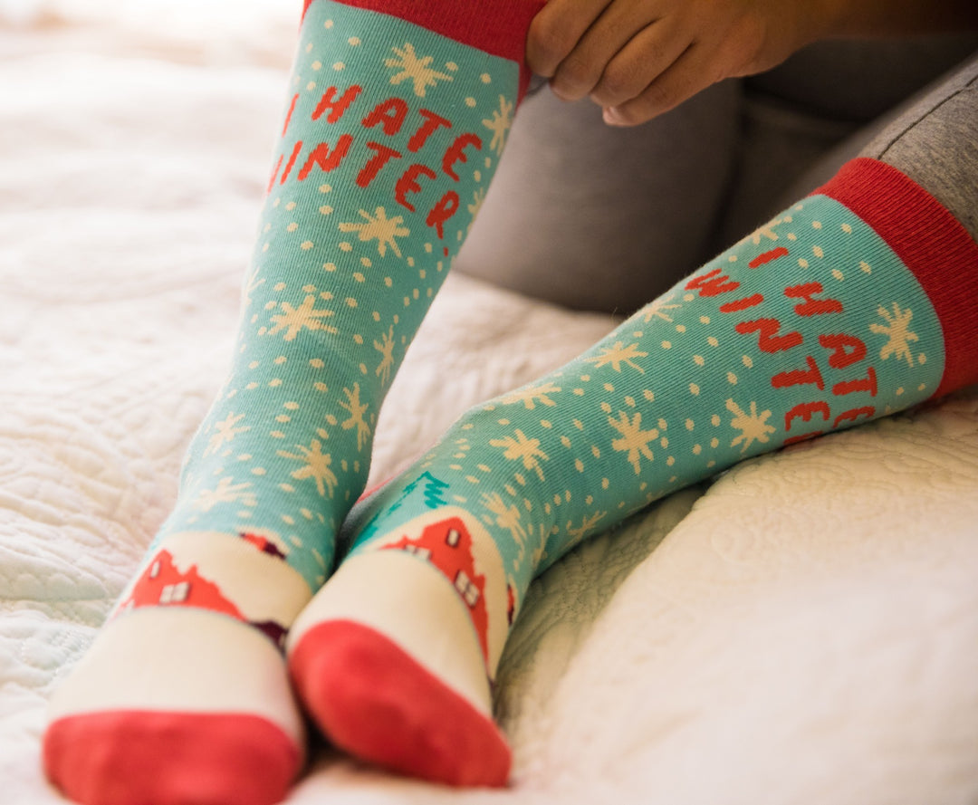 Womens I Hate Winter Socks
