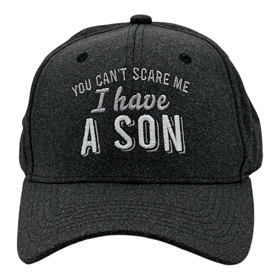 Funny Black - Scare Me Son You Cant Scare Me I Have A Son Nerdy sarcastic Tee