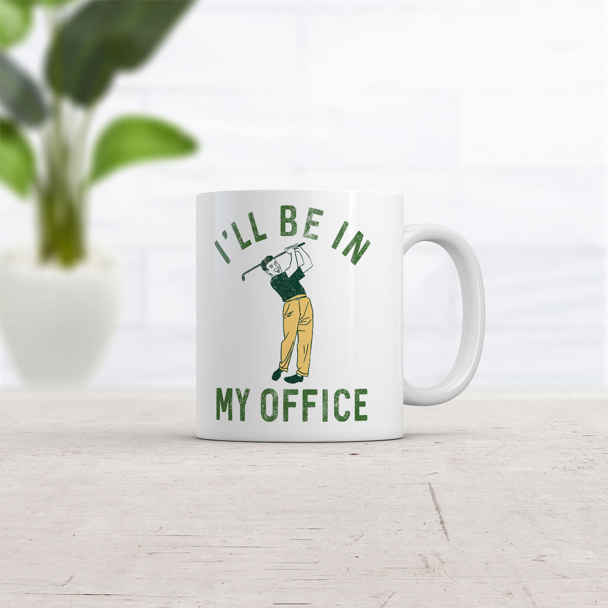 Ill Be In My Office Golfing Mug