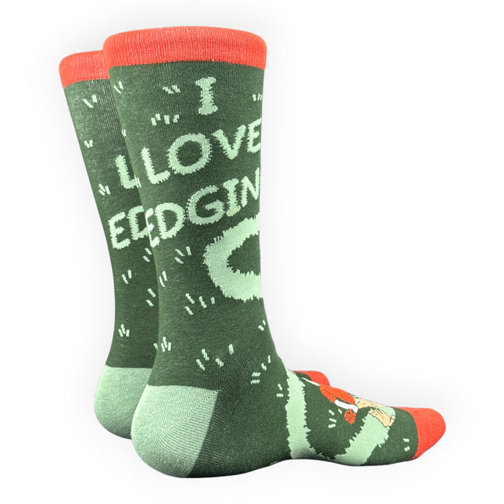 Funny Multi - I Love Edging I Love Edging Sock Nerdy sex Tee
