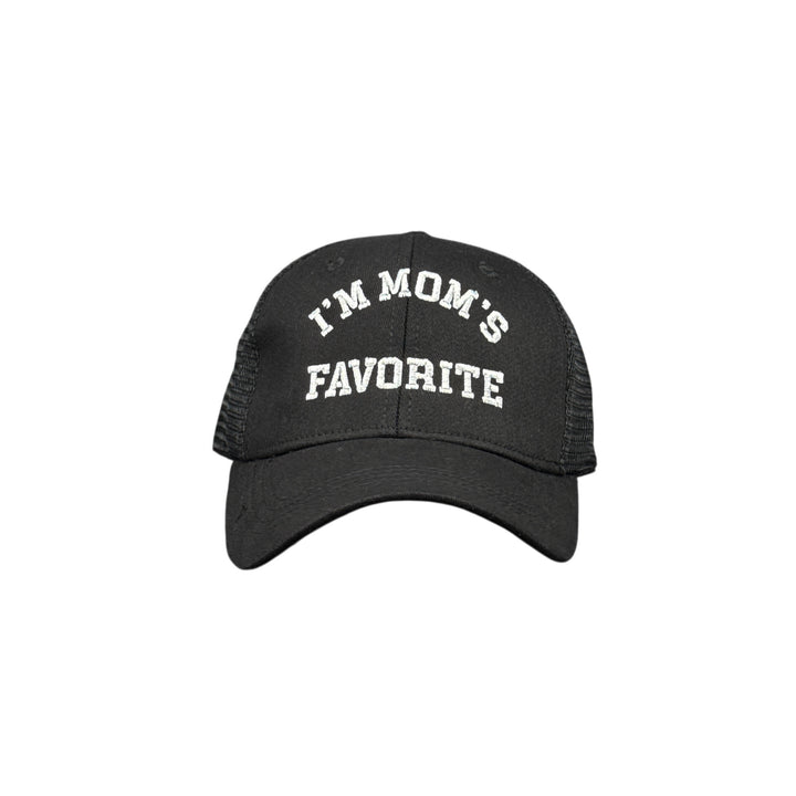 Funny Trucker Black - Moms Favorite Im Moms Favorite Nerdy Mother's Day Tee