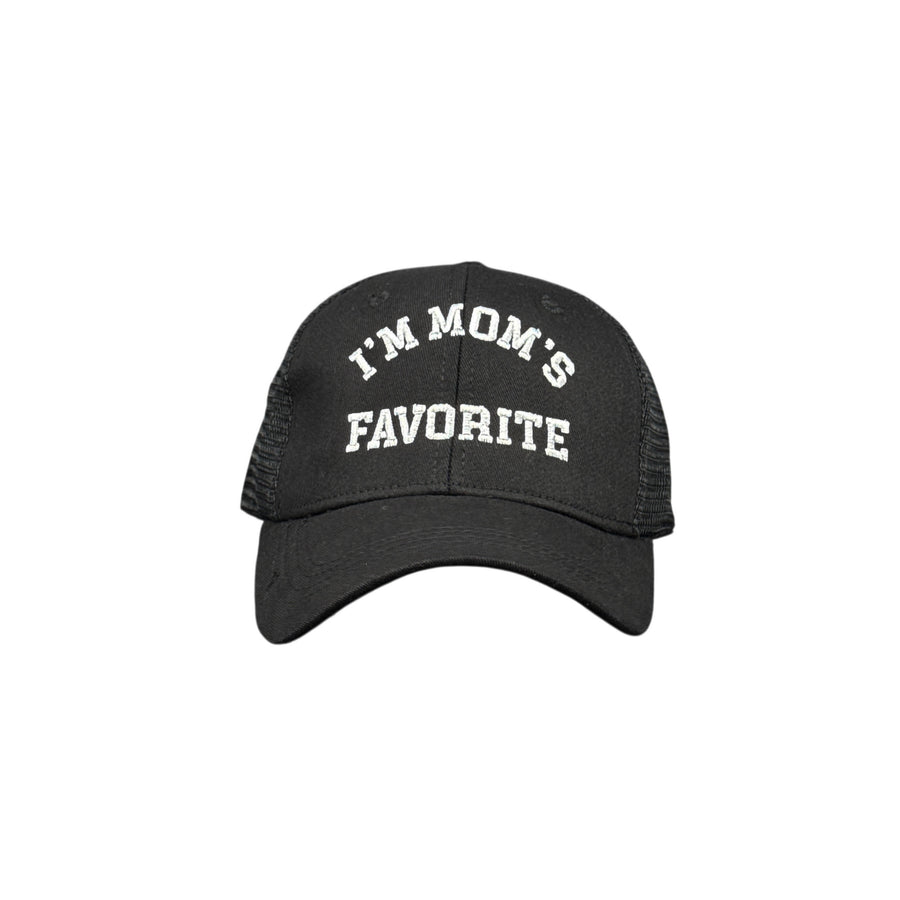 Funny Trucker Black - Moms Favorite Im Moms Favorite Nerdy Mother's Day Tee
