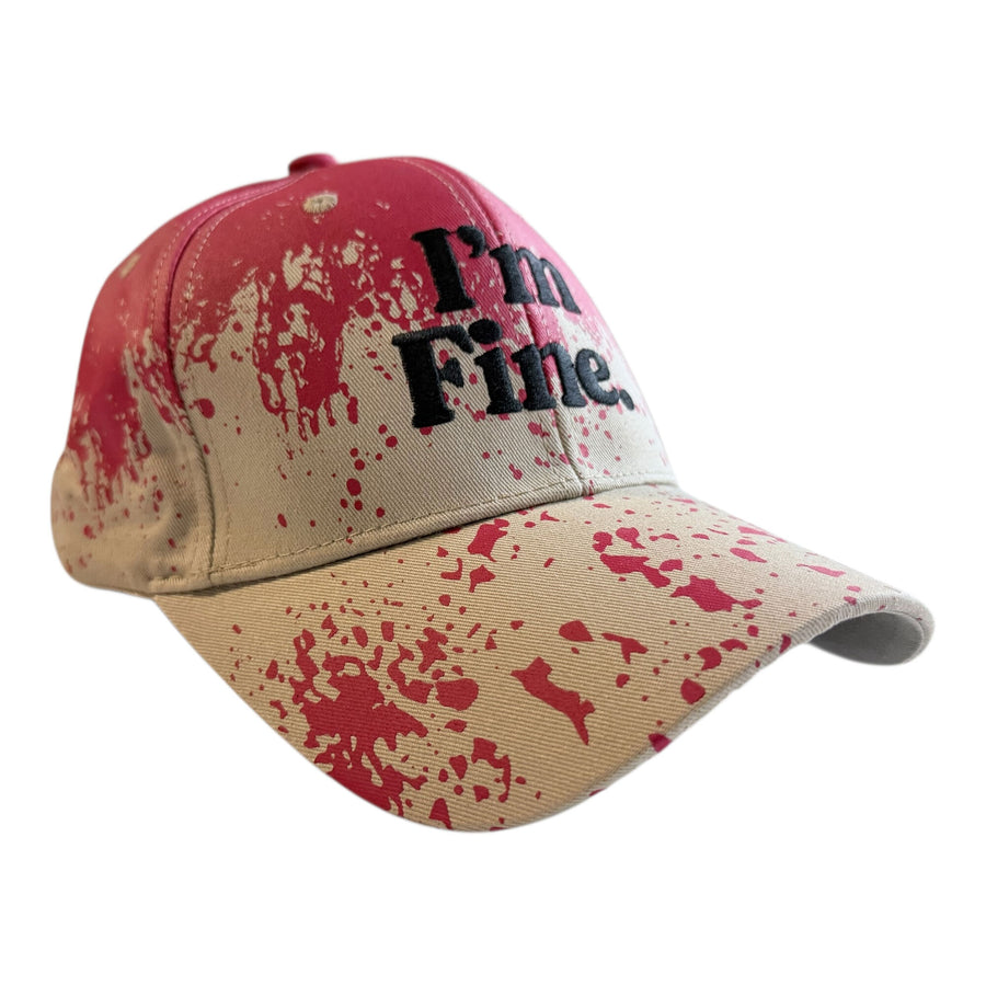 Funny Multi - Im Fine Im Fine Blood Nerdy offensive Tee