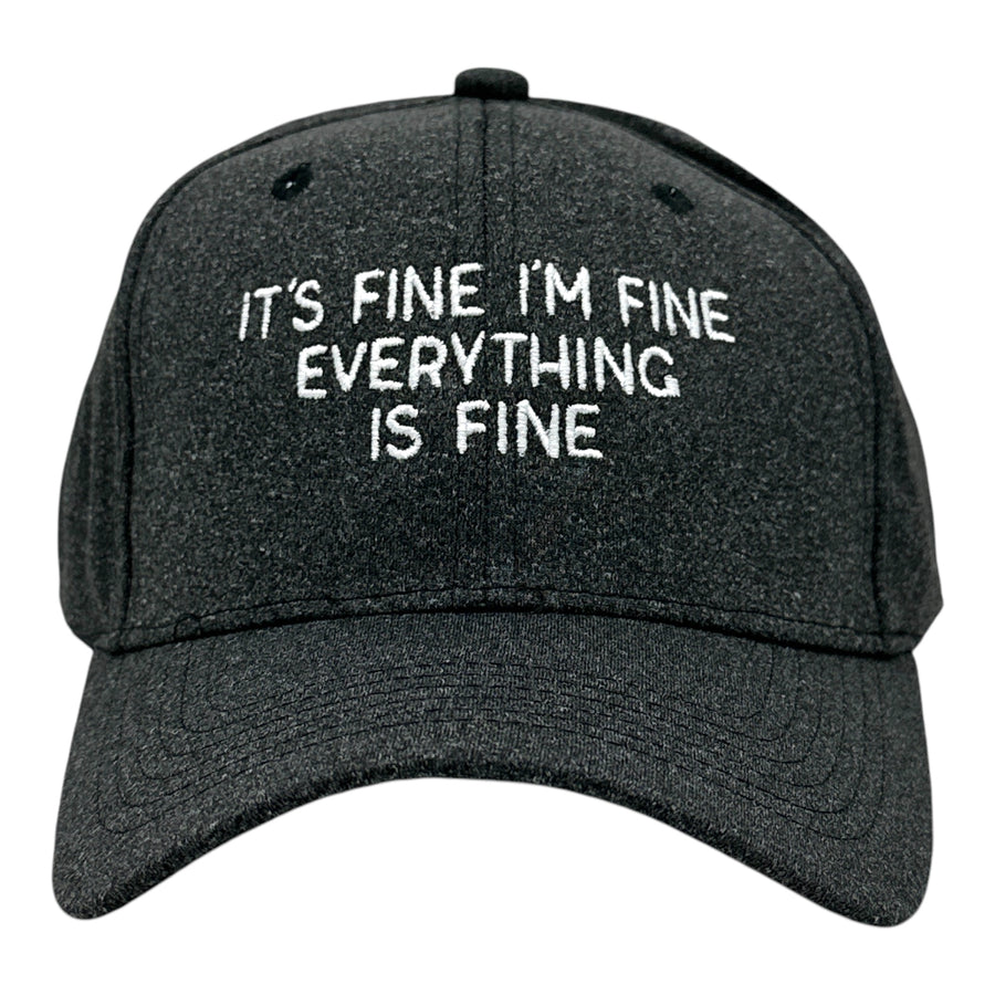Funny Black - Everything Is Fine Its Fine Im Fine Everything Is Fine Nerdy sarcastic Tee