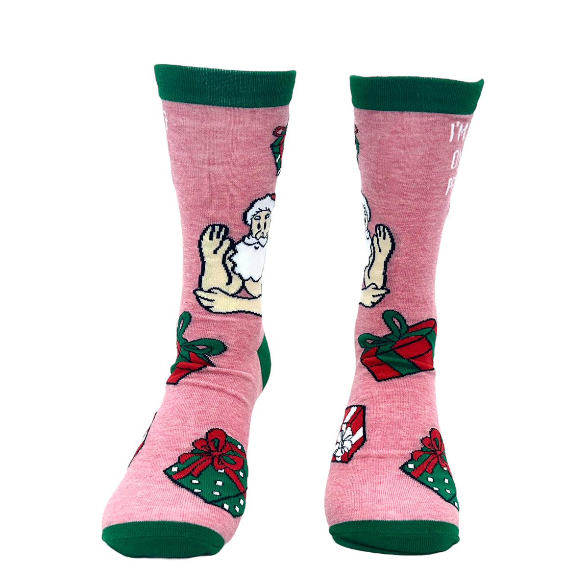 Men&#39;s Im Laying On Your Present Socks