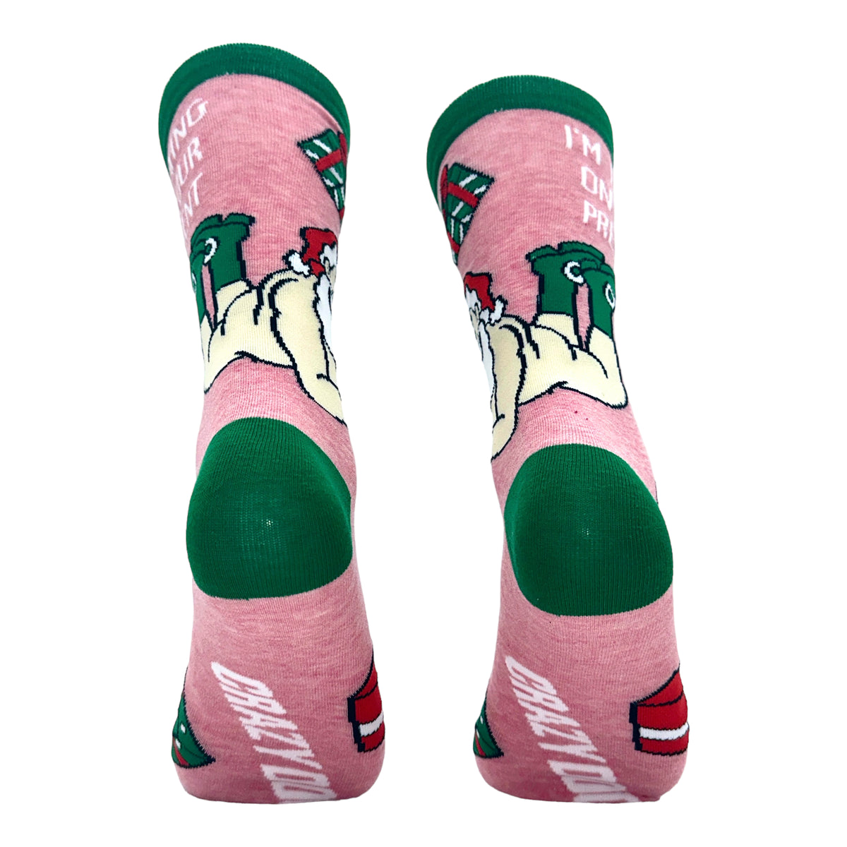 Men&#39;s Im Laying On Your Present Socks
