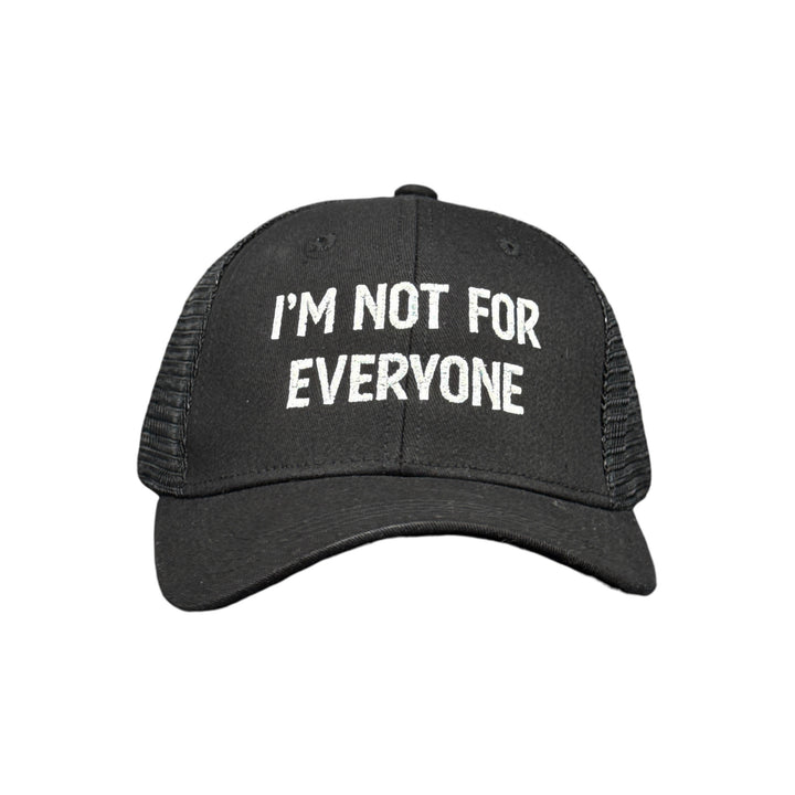 Funny Trucker Black - Not For Everyone Im Not For Everyone Nerdy Introvert Tee