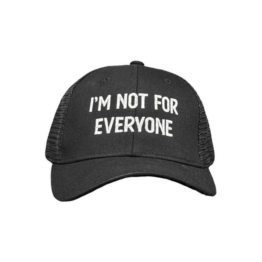 Funny Trucker Black - Not For Everyone Im Not For Everyone Nerdy Introvert Tee
