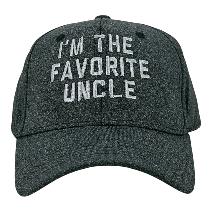 Funny Heather Black - Favorite Uncle Im The Favorite Uncle Nerdy Uncle Tee