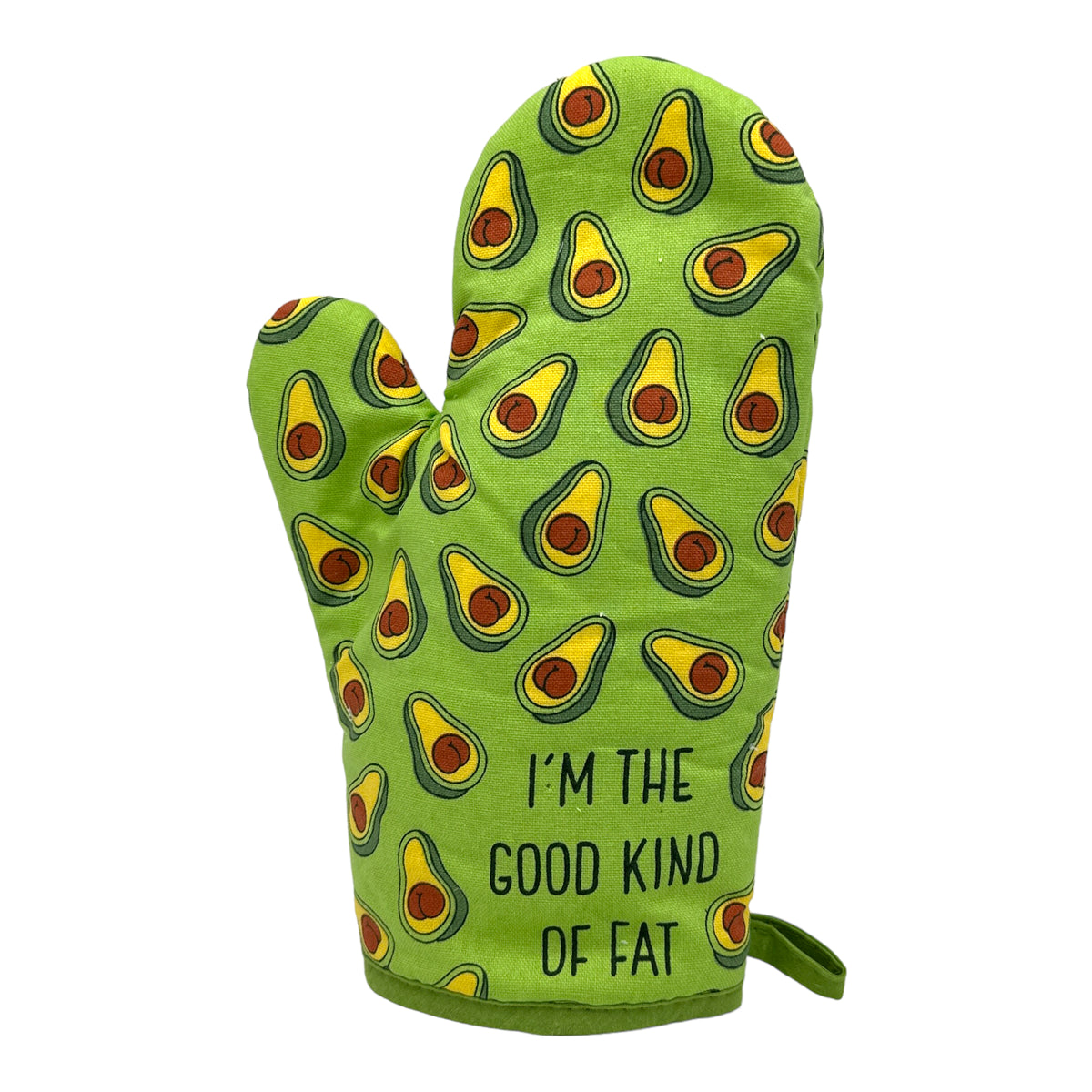 Funny Green - FAT Im The Good Kind Of Fat Nerdy Food Sarcastic Tee