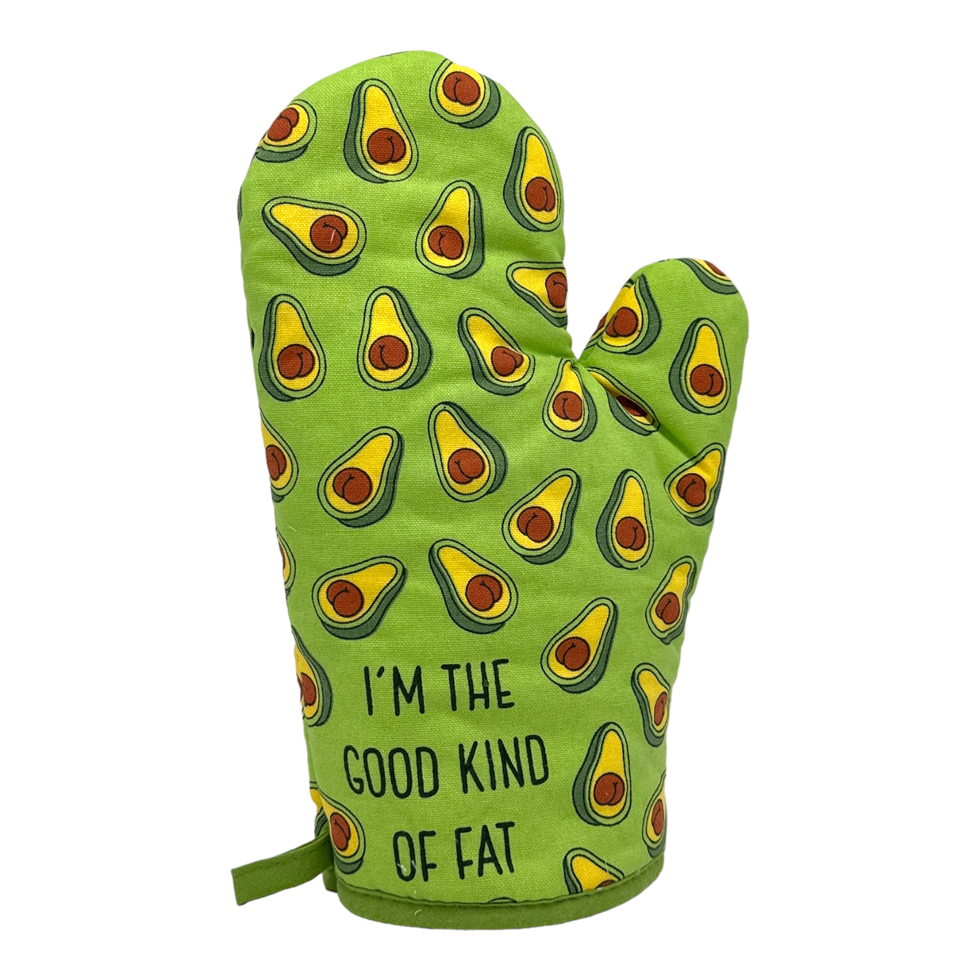 Funny Green - FAT Im The Good Kind Of Fat Nerdy Food Sarcastic Tee