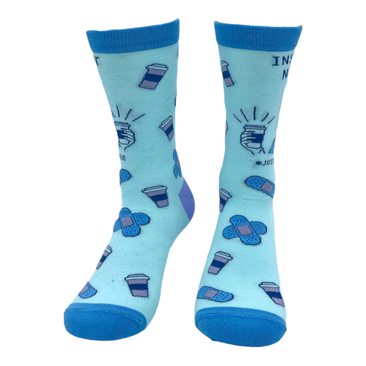 Women's Instant Nurse Just Add Coffee Socks