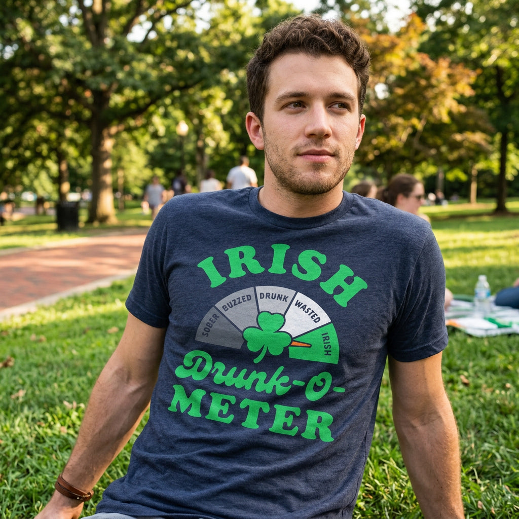 Irish Drunk O Meter Men's T Shirt