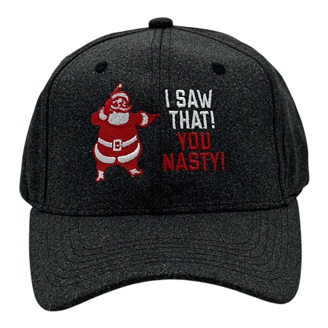 Funny Black - Saw That I Saw That You Nasty Nerdy Christmas Sex sarcastic Tee