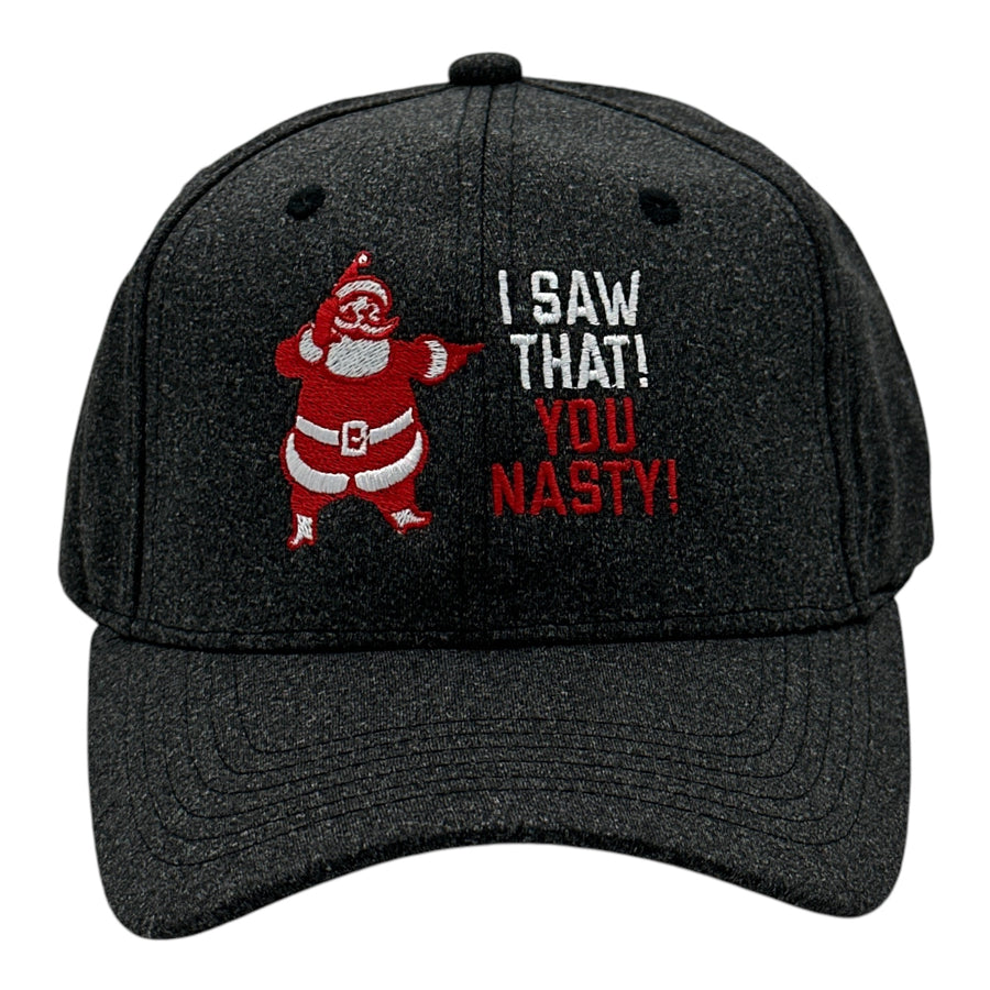 Funny Black - Saw That I Saw That You Nasty Nerdy Christmas Sex sarcastic Tee