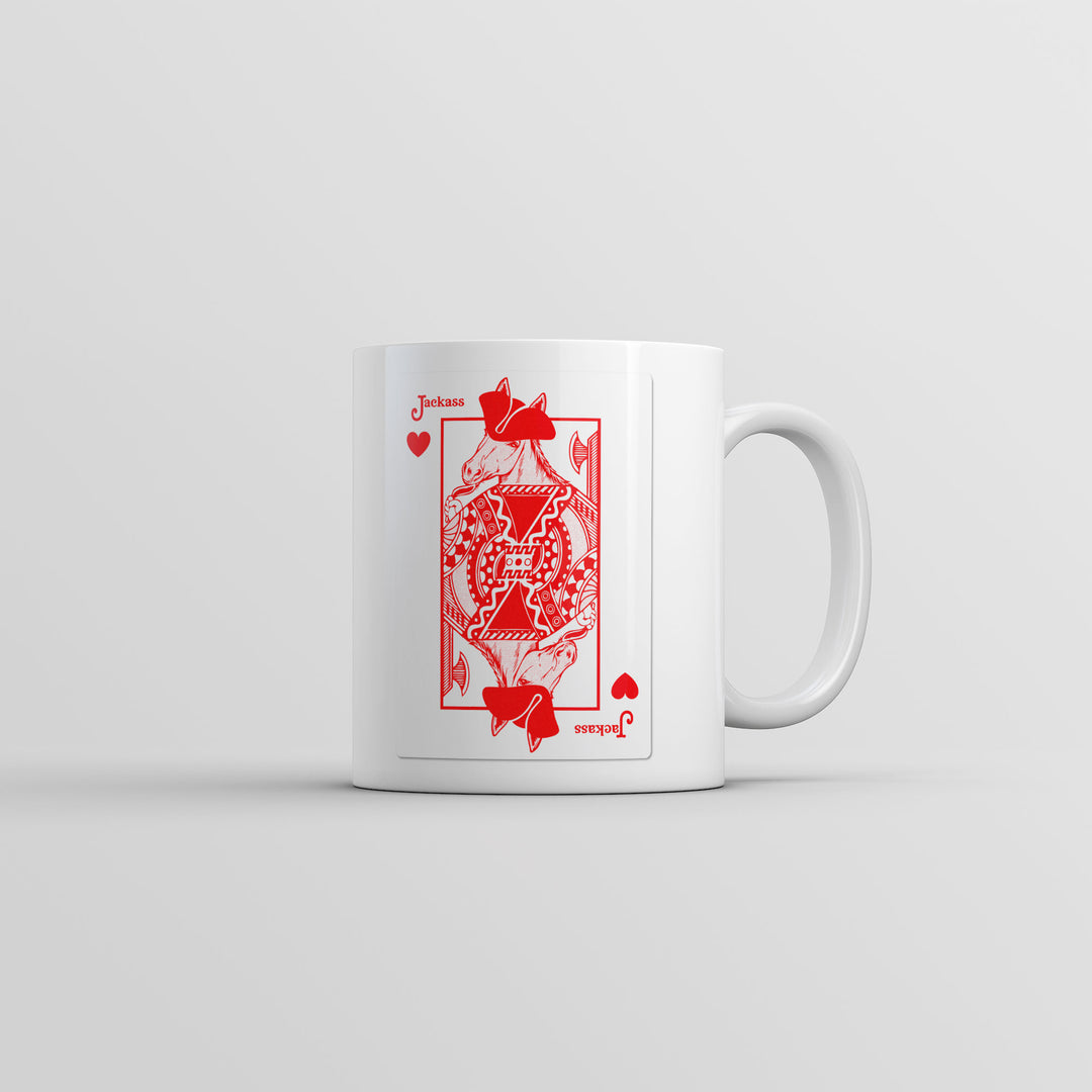 Funny White Jackass Of Hearts Coffee Mug Nerdy sarcastic Tee
