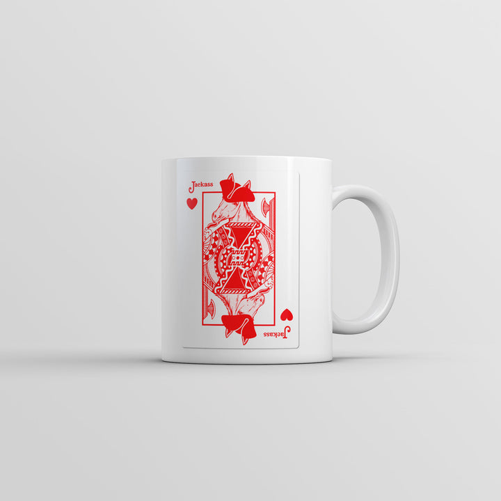 Funny White Jackass Of Hearts Coffee Mug Nerdy sarcastic Tee