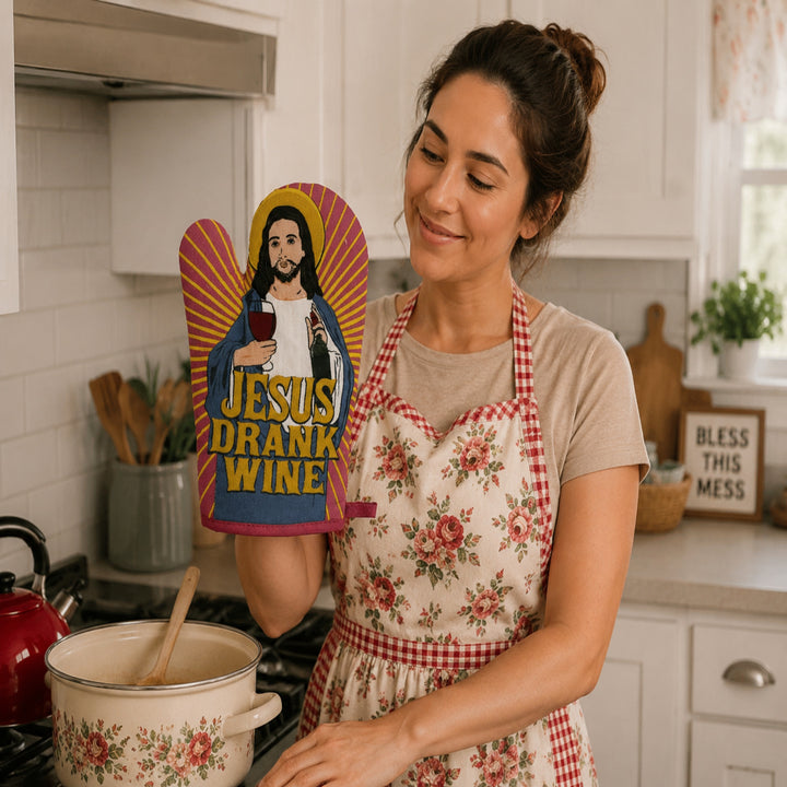 Jesus Drank Wine Bakeware