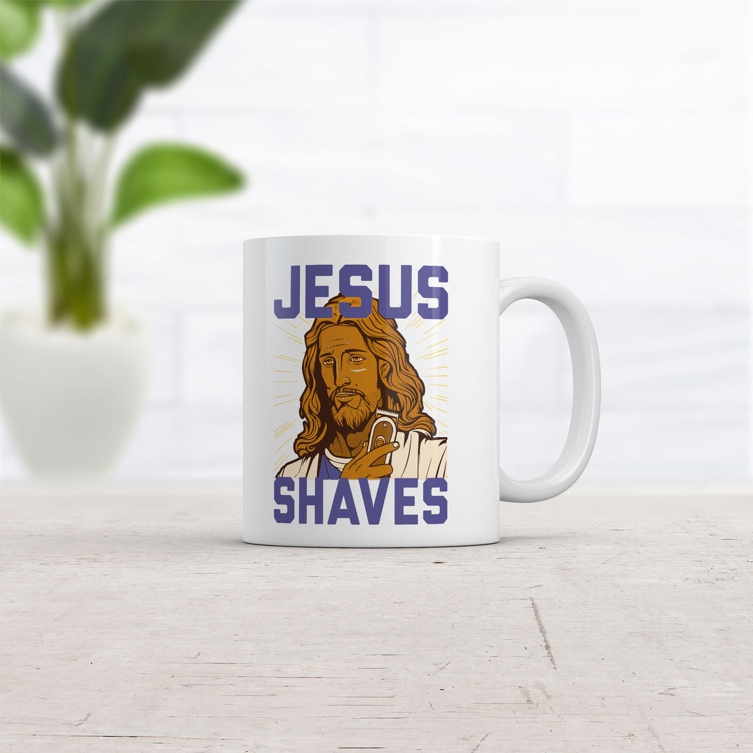Jesus Shaves Mug